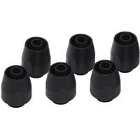 Alphacool HF compression Fitting TPV - 12,7/7,6mm Straight verbinding Zwart (mat), 6 stuks