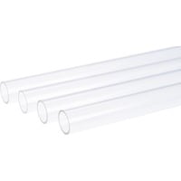 Alphacool HardTube 12/10 mm - Acryl, 60 cm buis Transparant, 4 stuks