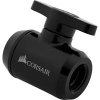 Corsair Hydro X Series XF Ball Valve ventiel Zwart