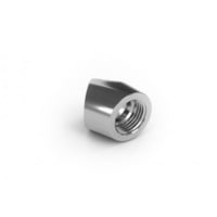 EKWB EK-AF Angled 45° 2F G1/4 - Nickel verbinding
