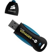 Corsair Flash Voyager USB 3.0 256 GB usb-stick Zwart/blauw, CMFVY3A-256GB
