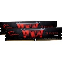 G.Skill 32 GB DDR4-3000 (2x 16 GB) Kit werkgeheugen Zwart, F4-3000C16D-32GISB, Aegis, XMP