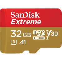SanDisk Extreme microSDHC 32 GB  geheugenkaart UHS-I U3, C10, V30 , A2