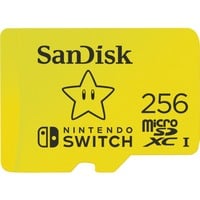 SanDisk Nintendo Switch 256 GB microSDXC geheugenkaart Geel, UHS-I U3, V30