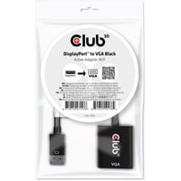 Club 3D DisplayPort 1.1 naar VGA actieve adapter Zwart