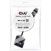 Club 3D DisplayPort 1.2 naar HDMI 2.0 UHD actieve adapter Zwart