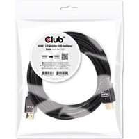 Club 3D HDMI 2.0 RedMere kabel Zwart, 10 meter, 4K 60Hz