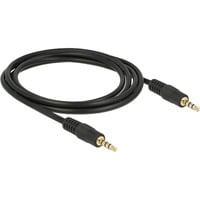 DeLOCK 3,5 mm kabel Zwart, 2 meter