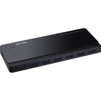 TP-Link UH720 7-Port USB 3.0 usb-hub Zwart, Met oplaadaansluitingen