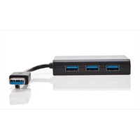 Targus USB 3.0 Hub With Gigabit Ethernet usb-hub Zwart