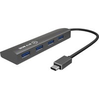 ICY BOX IB-AC6405-C usb-hub Antraciet, USB type-C hub