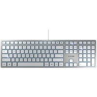 CHERRY KC 6000 SLIM, toetsenbord Zilver, US lay-out, SX-Technologie