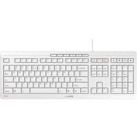 CHERRY STREAM Keyboard, toetsenbord Wit/grijs, US lay-out, SX-Technologie	, US English-Layout, SX-scissor