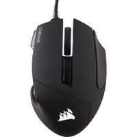 Corsair Scimitar RGB ELITE gaming muis Zwart, 18.000 dpi, RGB leds