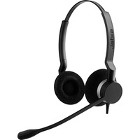 Jabra BIZ 2300 Duo on-ear headset Zwart