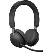 Jabra Evolve2 65, MS Stereo on-ear headset Zwart, Microsoft Teams, Bluetooth