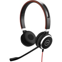 Jabra Evolve 40 UC Stereo on-ear headset Zwart/zilver