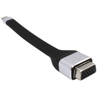 i-tec USB-C 3.2 Gen 2 naar VGA Flat adapter Zwart, 0,13 meter