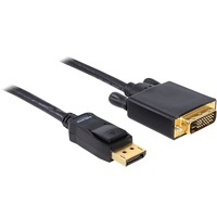 DeLOCK DisplayPort naar DVI kabel adapter Zwart, 1 meter