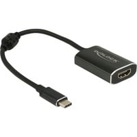 DeLOCK USB-C naar HDMI adapter Donkergrijs, 4K 60Hz