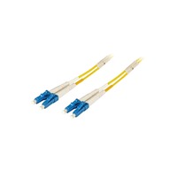 Duplex Jumper LC/LC 9/125µ OS2 LSZH kabel Geel, 2 meter