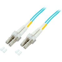 Glasvezel LC/LC 50/125µ OM3 LSZH kabel Blauw, 7,5 meter