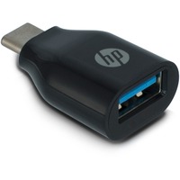 HP USB C to USB A (2UX20AA) adapter Zwart