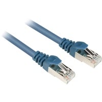 Sharkoon Cat.6 netwerkkabel Blauw, 0,25 meter, SFTP, RJ-45