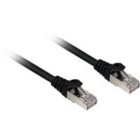 Sharkoon Cat.6a netwerkkabel Zwart, 1,5 meter, SFTP, RJ-45, Halogeenvrij