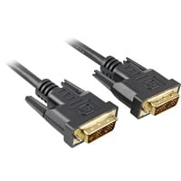 Sharkoon DVI-D kabel Zwart, 1 meter