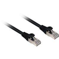 Sharkoon Netwerkabel SFTP, RJ-45 met Cat.6a Zwart, 0,25 meter, Halogeenvrij