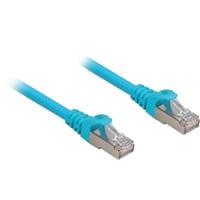 Sharkoon Netwerkabel SFTP, RJ-45 met Cat.6a Blauw, 0,25 meter, Halogeenvrij