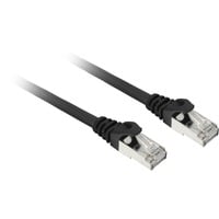 Sharkoon Patchkabel SFTP, RJ-45 met Cat.7a Zwart, 0,5 meter, Ruwe kabel