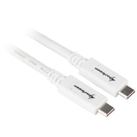 Sharkoon USB-C 3.2 Gen 2 kabel Wit, 0,5 meter	