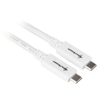 Sharkoon USB-C 3.2 > USB-C kabel Wit, 0,5 meter	