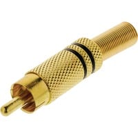  Valueline Connector RCA Male  stekker Goud/zwart