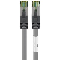 goobay Cat.8.1 netwerkkabel Grijs, 2 meter, S/FTP (PiMF), RJ-45