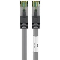 goobay Cat.8.1 netwerkkabel Grijs, 3 meter, S/FTP (PiMF), RJ-45