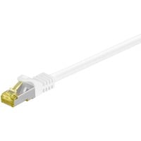goobay Netwerkkabel RJ-45 S/FTP met Cat.7 Wit, 1,5 meter, Ruwe kabel
