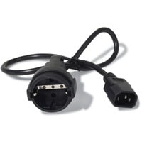 APC CEE 7/7 (V) naar IEC 60320 C14 kabel Zwart