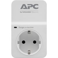 APC Overspanningsbeveiliger 3680W overspanningsbescherming Wit, 1x stopcontact , PM1W-GR