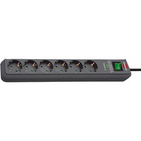 Brennenstuhl Eco-Line 13500A +surge protection 6x 6-voudige stekkerdoos 6x stekker, 1159710, voor 6 stekkers