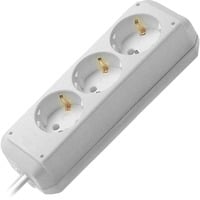 Brennenstuhl Eco-Line Stekkerdoos 3x stekkerdoos Wit, 1158610015, voor 3 stekkers