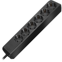 Brennenstuhl Eco-Line Stekkerdoos 6x stekkerdoos Zwart, 1159400015, voor 6 stekkers