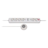Brennenstuhl Eco-Line Stekkerdoos Comfort Switch Plus EL CSP 24 6-voudig stekkerdoos Wit, 1,5 meter