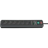 Brennenstuhl Secure-Tec 19.500A stekkerdoos met overspanningsbeveiliging 6-voudig Antraciet, 2 meter