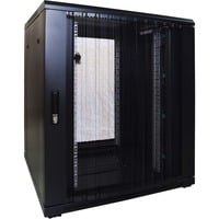 DSI 18U serverkast met geperforeerde deur - DS8818PP server rack Zwart, 800 x 800 x 1000mm