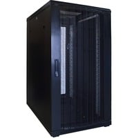 DSI 22U serverkast met geperforeerde deur - DS6822PP server rack Zwart, 600 x 800 x 1200mm