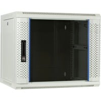 DSI 9U witte wandkast met glazen deur - DS6409W server rack Wit, 600 x 450 x 500mm