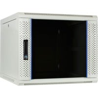DSI 9U witte wandkast met glazen deur - DS6609W server rack Wit, 600 x 600 x 500mm